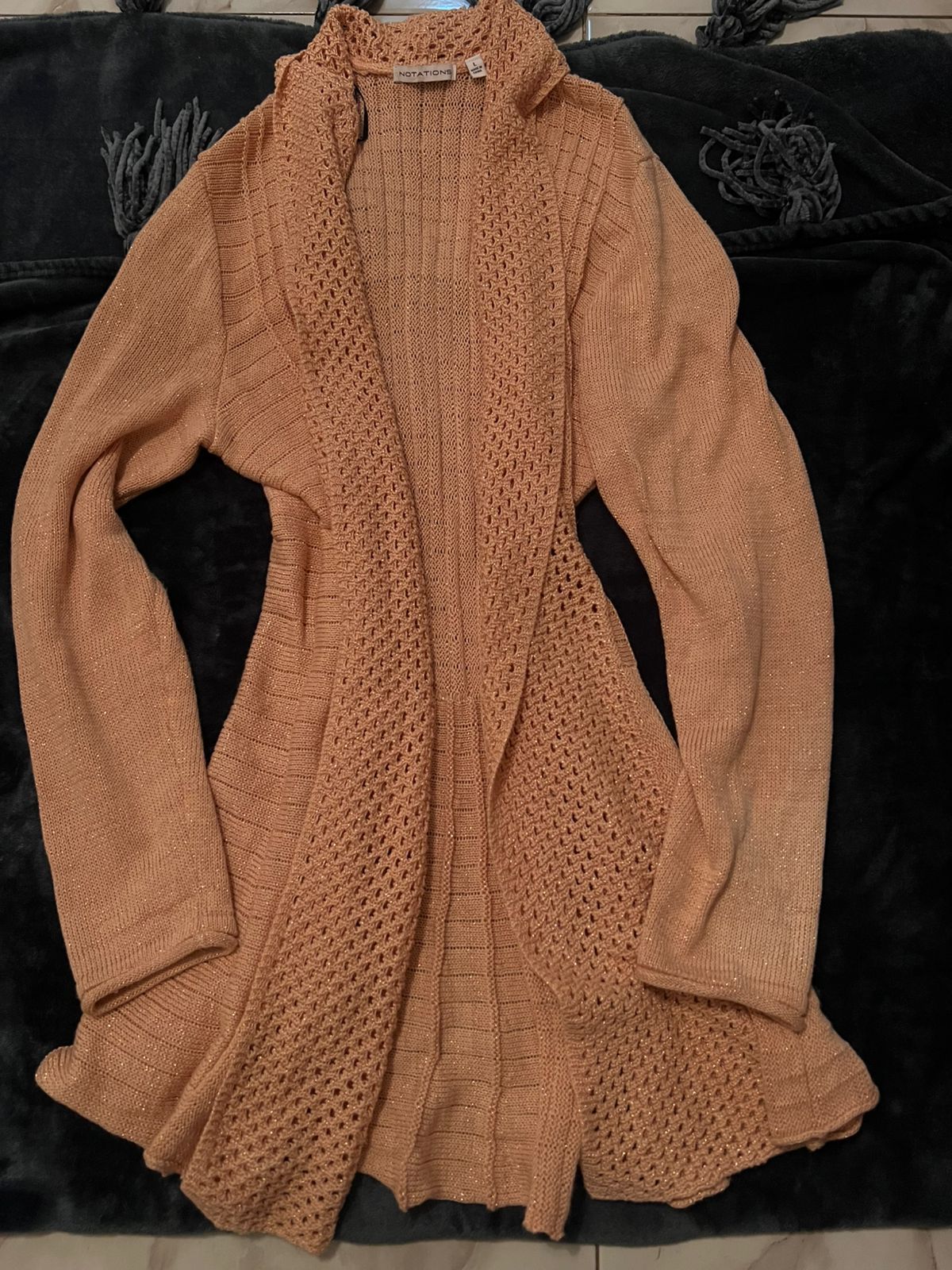 Suéter NOTATIONS durazno